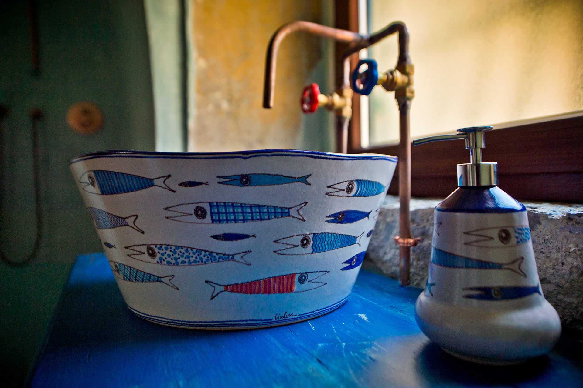 cicalese ceramiche per bed and breakfast una volta fattoria creativa